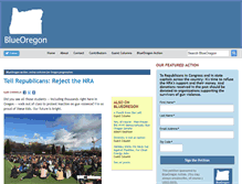 Tablet Screenshot of blueoregon.com